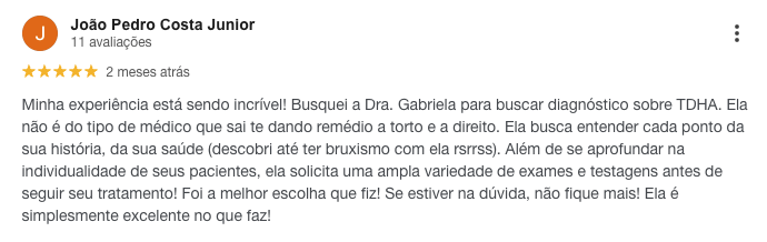 Avaliação de paciente 7