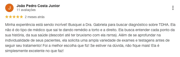 Avaliação de paciente 7