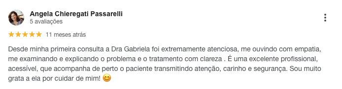 Avaliação de paciente 10