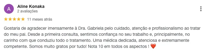Avaliação de paciente 13