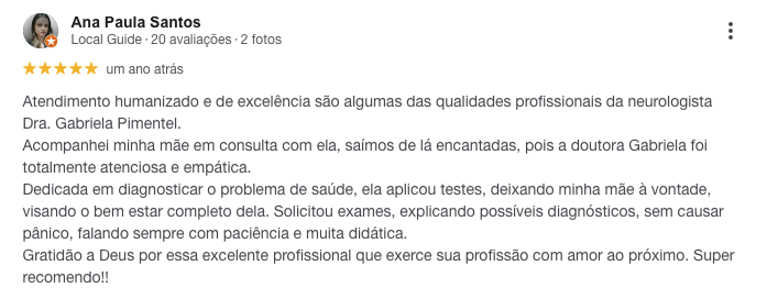 Avaliação de paciente 4