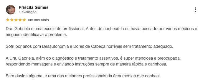 Avaliação de paciente 6