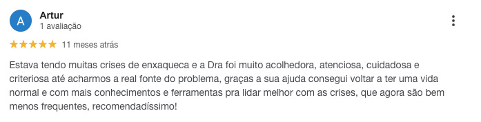 Avaliação de paciente 18