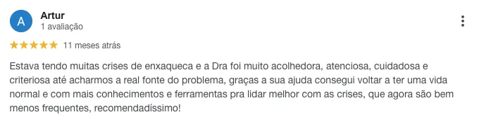 Avaliação de paciente 18