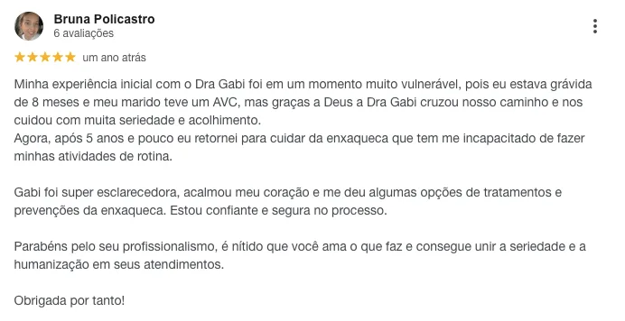 Avaliação de paciente 3