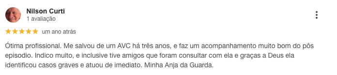 Avaliação de paciente 20