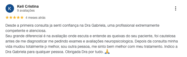 Avaliação de paciente 11