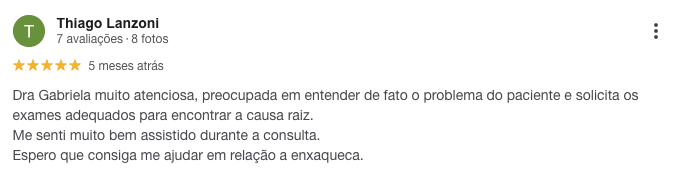 Avaliação de paciente 21